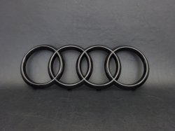 画像4: Audi純正Q2,Q8,A8フロント用ブラック4Ringsエンブレム