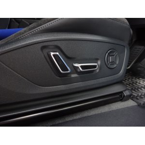 画像: Audi純正Q3(F3)用シルバー/ハイグロスパワーシートスイッチ