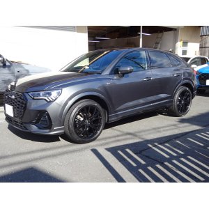 画像: Audi純正RS Q3/Q3(F3)専用5VスポークSD20インチグロスブラックアルミセット