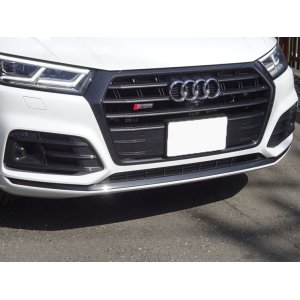 画像: AudiAG純正FL前S Q5(FY)チタンブラックフロントトリムストリップ